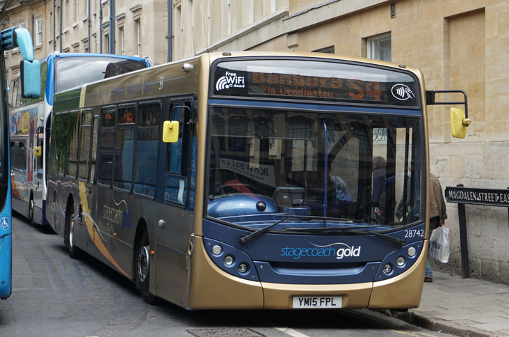 Stagecoach Oxford Scania K230UB ADL Enviro300 28742 Gold